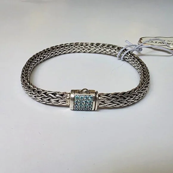 ANNIKA WITT Sterling Silver Semiprecious Stone Chain Bracelet - Picture 2 of 15